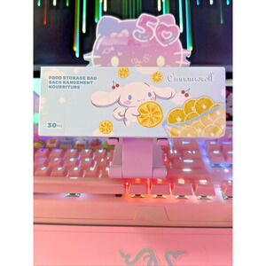 Cinnamoroll Food Storage Bags 30pc Box Resealable Hello Kitty Friend 2024 Sanrio